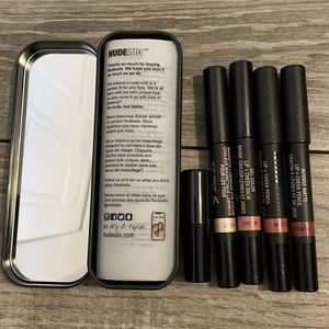 Lot of 4 Nudestix and sharpener colors: Lilith, Tay Tay, mystic and fringe